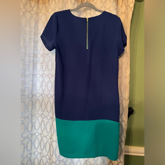 Cynthia Rowley Blue and Green Sheath Mini Dress - Picture 5 of 5